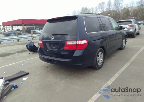 2007 Honda Odyssey Ex из США, поврежденный, VIN 5FNRL38497B077470